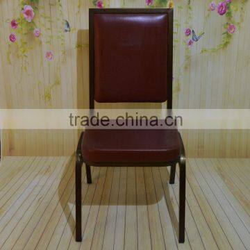 2016 Good Quality Metal Leather Restaurant Dinning Chair for Hotel photo-6