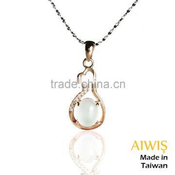 Unique 925 Silver Women Pendant Necklace Fashion Jewelry