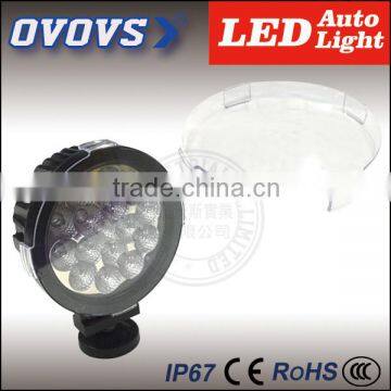 2015 China Supplier Ovovs7 Inch Amber Cover With Led Work Light for Auto Parts