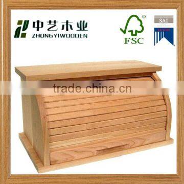 roll top bread storage serving box/bin/container