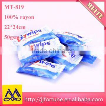 Promotional Eco-friendly Compressed Tablet Towel / Cleaning Face Wipes/ Magic Coin Towel Ezywipe