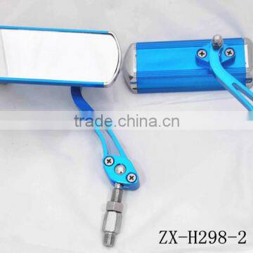 Hot motorcycle rear mirror/aluminum head/aluninum foot/ popular prodcuts