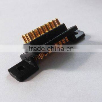SMT 24pin gold plated pogo pin power connector in PCB