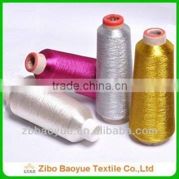 100% polyester metallic thread for embroidery