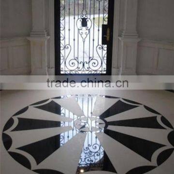 2015 new waterjet bathrooms flooring tiles, marble floor medallions