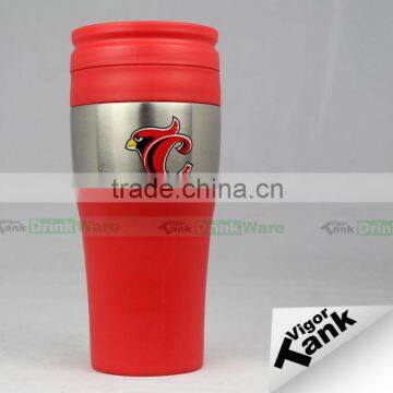 Double Walled Plastic Advertising Cup Plastic Mug