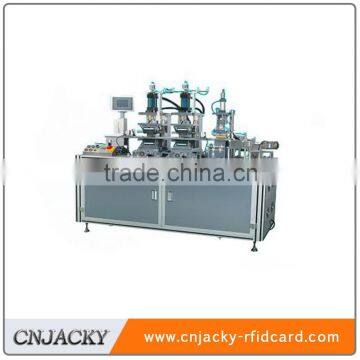 CNJ-TD400 automatic PVC card embossing and tipping machine