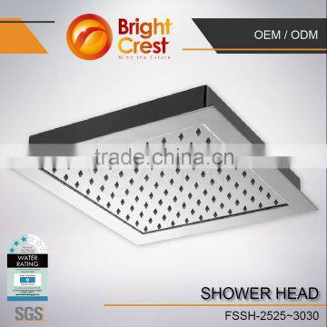 Square Water Saving Bathroom Rain Shower Head