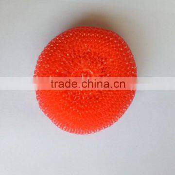 kitchen plastic mesh scourer factory