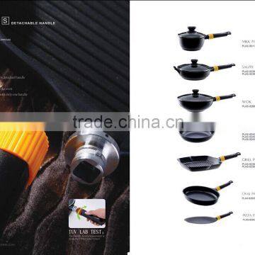 YD11 10PCS DIE-CAST ALUMINIUM COOKWARE SET