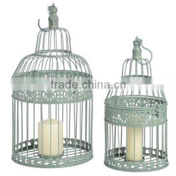 shabby chic decorative iron birdcage candle holder                        
                                                Quality Choice