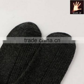 warm winter black woollen sock merino wool socks for man
