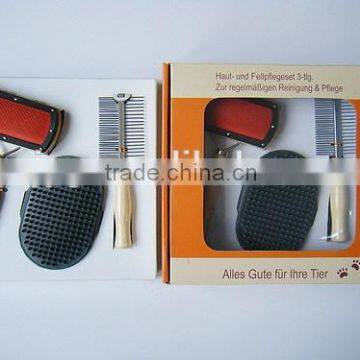 Hot Selling Pet Brush Set Pet Massage Brush Wooden Pet Brush