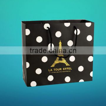 Hot sale color shopping paper bag, gift paper bag