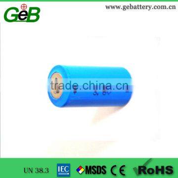 2/3A ER17335M 3.6V 1800mAh power type LiSOCl2 battery