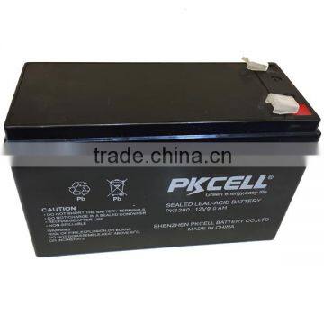 2016 12V 9Ah rechargeable battery sealed lead acid battery