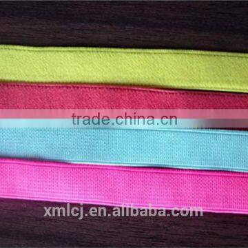 Different color textile elastic band for sports bra