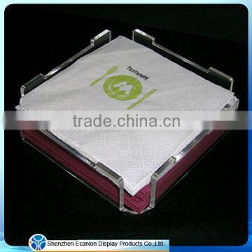 acrylic tissue rack napkin box open napkin holder