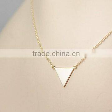 Wholesale China 925 Sterling Silver Triangle Necklace