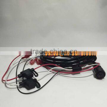 power cable 8 pin waterproof wiring connector with ferrite ring magnet