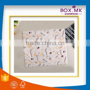 Free Sample Best Selling Convenient Cmyk Bread Wrapping Paper