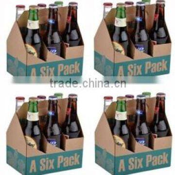 new design 6 pack wine bottle packaging box