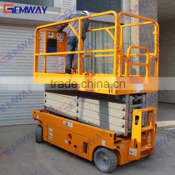 6m aerial elevated working portable electric scissor lifts platform