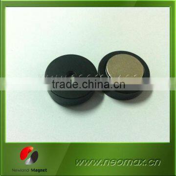 Strong round rare earth pot magnets