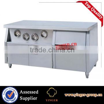 commercial stainless steel kitchen center island