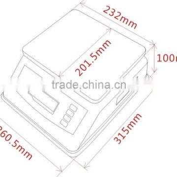 One Side Display Single Display Waterproof Scale