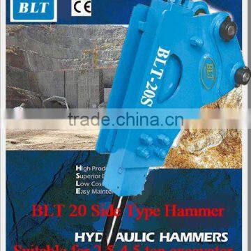 BLTB53 excavator hydraulic breaker at reasonable price with 53mm hammer chisel