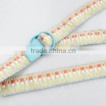 Factory Directly Sell 38mm Width Soft Solid Woven Cotton Belt photo-2