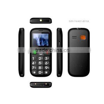 3G senior phone 1.77" Big button,SOS/Voice Time/reader,FM,MP3 Function,W76C