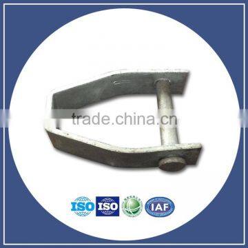 Single Spool D iron D Clevis brackets for Shackle Insulator power line hardware