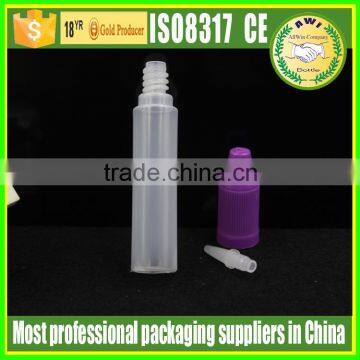 10ml 15ml 30ml 0.5oz 1oz Hot sale PE E-liquid plastic dripper bottle with childproof tamper-proof cap