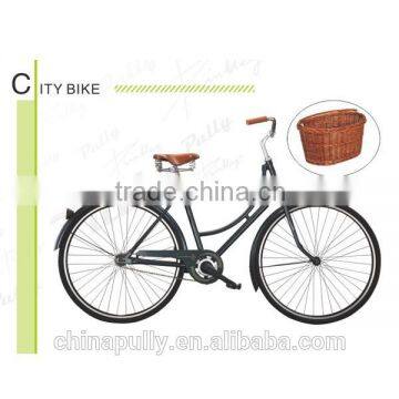 2014 hot sell ct2614 PULLY 26 inch single speed steel utility/city bike