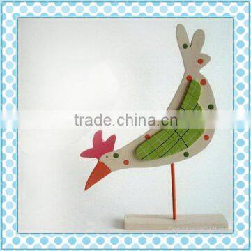 home decor easter day decoration wooden hen