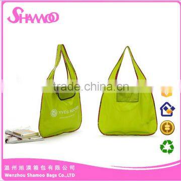 Custom Foldable 210D Polyester Reusable Shopping Bag