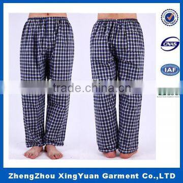 Zhengzhou xingyuan OEM 2016 new design Pajama Pant With 100% Cotton Flannel Printed Lounge Pants