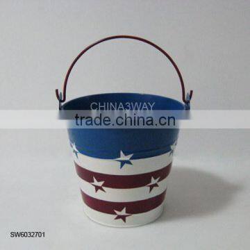 galvanized kids beach buckets