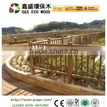 wood plastic composite wpc picket fence / railing with good looking