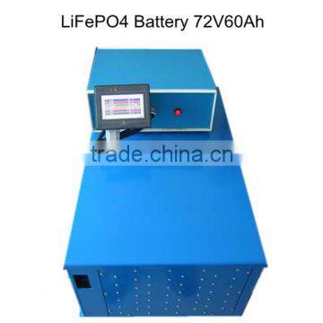 72V60Ah EV lithium battery with BMS