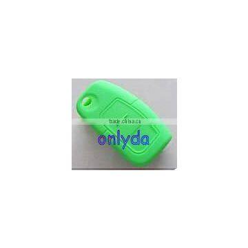 Fashion promotional gifts silicone key cover silicone skin cover for car key with green colour