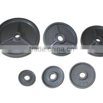 Grey Hammertone Olympic Weight Plates