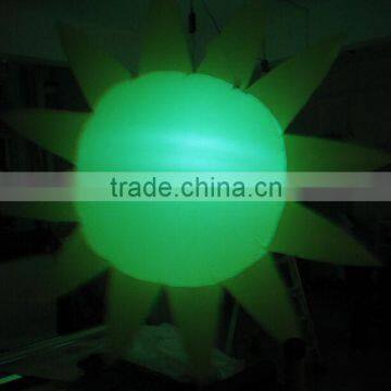 Beautiful customized inflatable party sun decoration