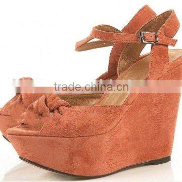 knitted suede fashion shoes material