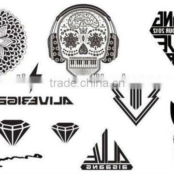 Fancy custom shaped body tatoo sticker
