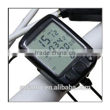 2016 Hot Sale LCD Digital Bike Cycle Computer Odometer Speedometer With Multifunction