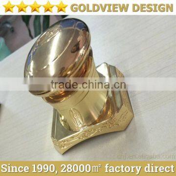 Customized Brass Painted Diecast Metal Wine Bottle Cap OEM Wine Bottle Shoulder Die-casting Zinc Alloy Parts photo-5