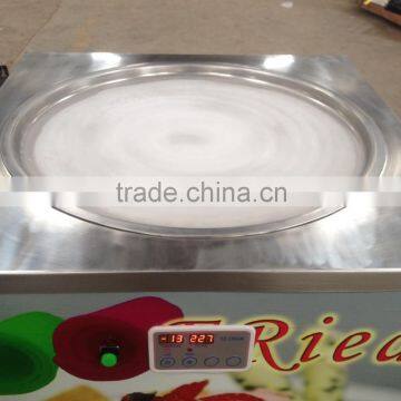 Oreo and Brownie Ice Cream Rolls Machine With Real Frozen Yogurt Fruits photo-5